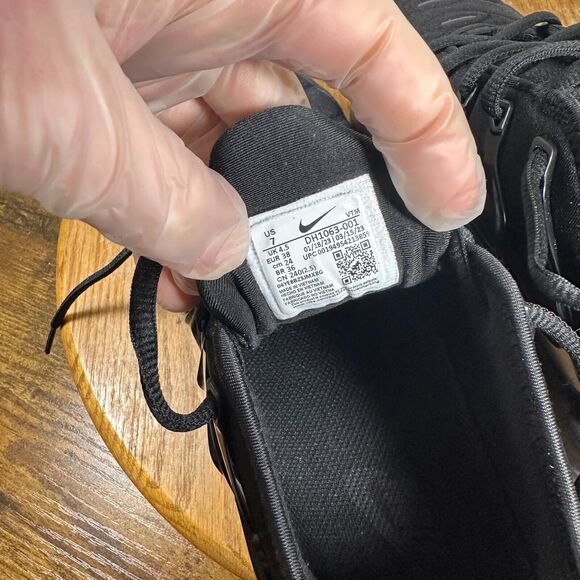 Nike Air Vapormax Plus Black Anthracite Women's Size 7 Shoe DH1063-001 - Picture 8 of 9